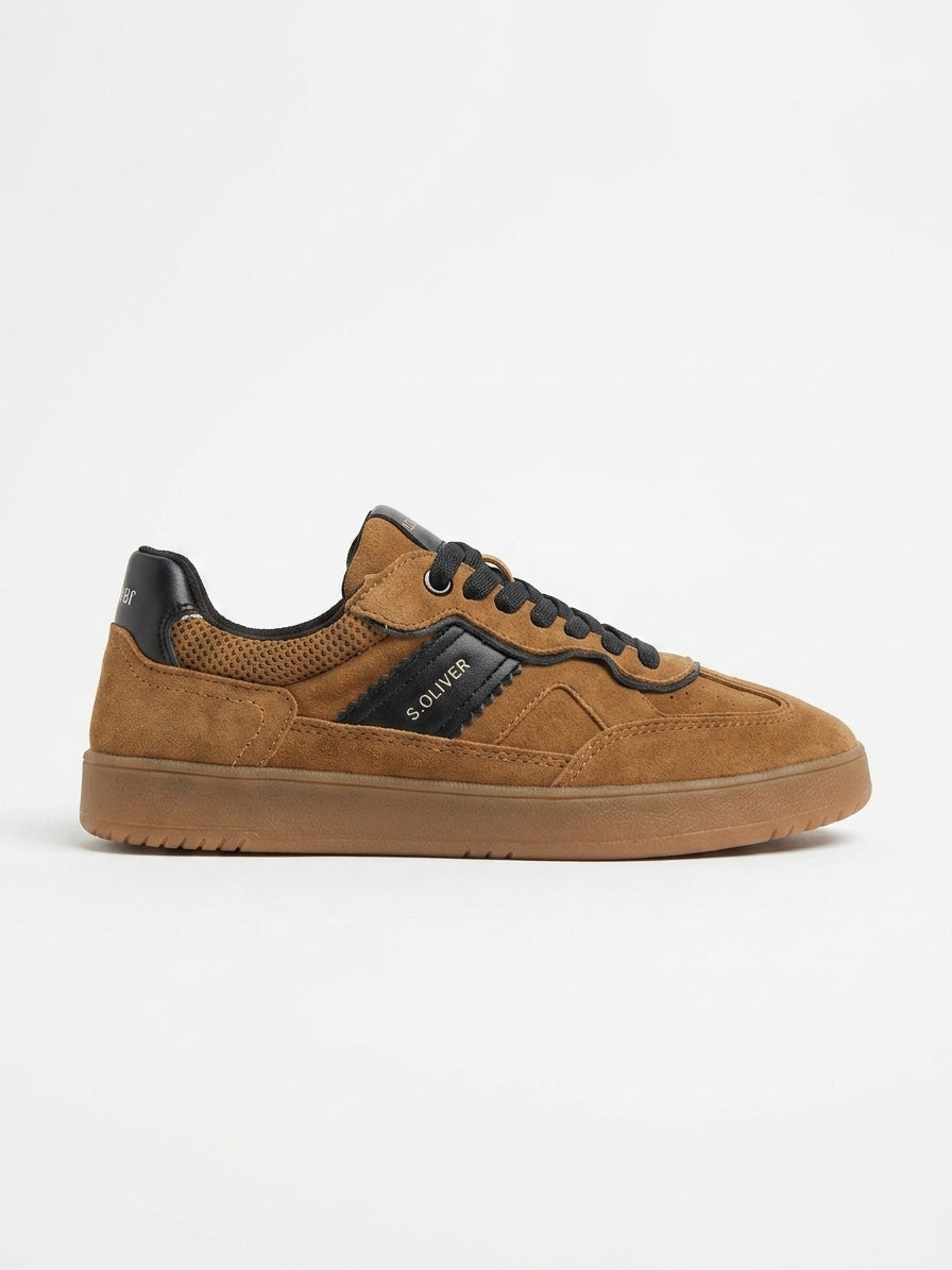 Buty Damskie S.Oliver 5-23616-44 Sneakersy Kolor Koniakowy