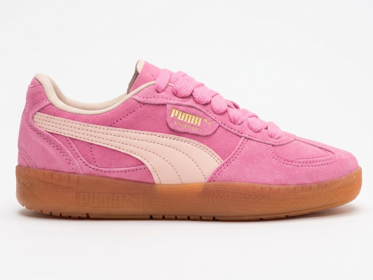Buty Damskie Puma Palermo Moda Xtra Gum Różowe Zamsz
