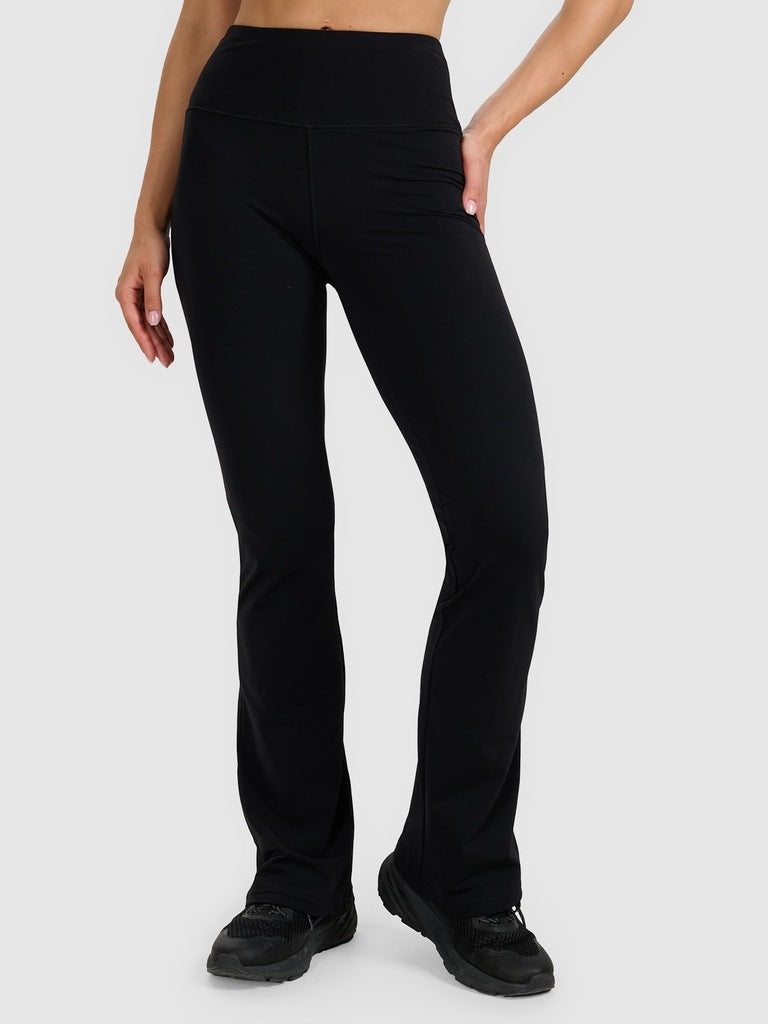 4F Czarny Komplet Damski Rozpinana Bluza Legginsy Slim Fit Bez Kaptura