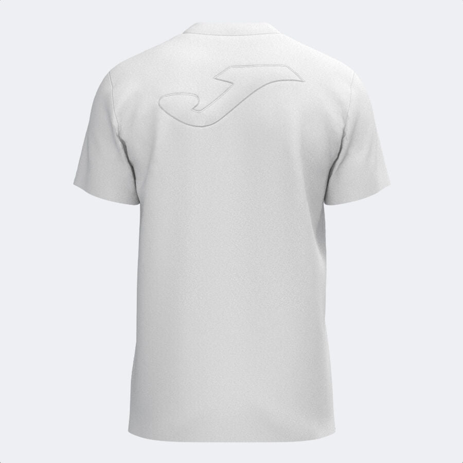 Joma Biała Bluzka Męska T-shirt na Krótki Rękaw Casual Oddychająca Bawłna
