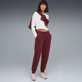 Spodnie Damskie Puma ESS 688104 96 Sportowe Bordowe Komfortowe