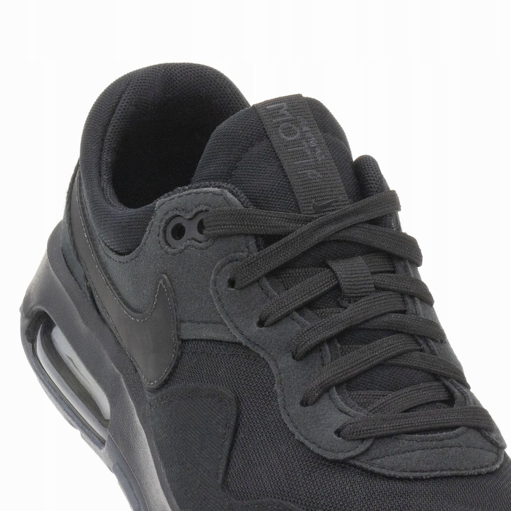 Nike Buty Dziecięce Czarne Materiałowe Sportowe Sneakersy Air Max