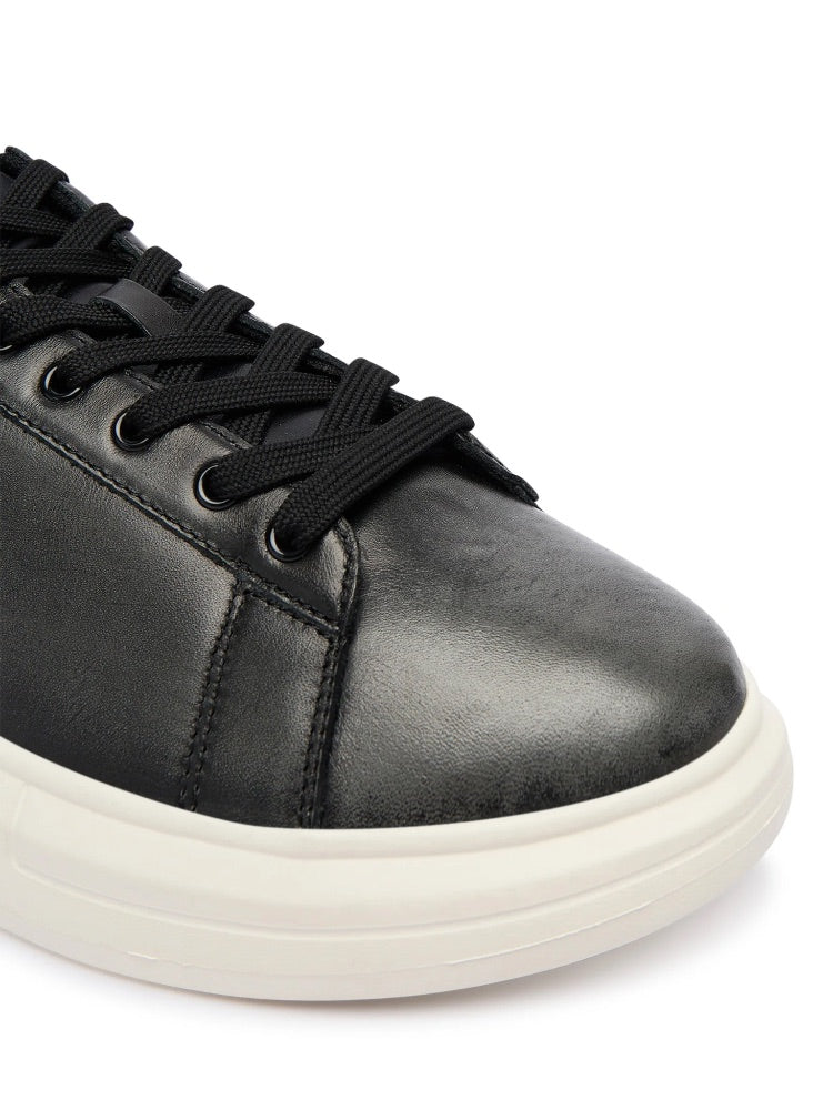 Sneakersy Męskie Liu Jo Big 05 7G5015 PX112 Czarne Skórzane