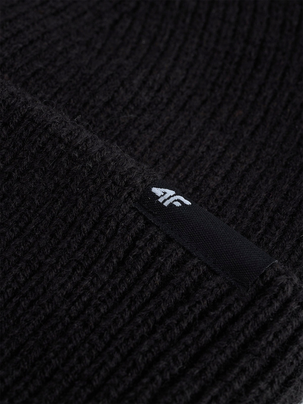 4F Czarna Czapka Zimowa Unisex One Size Ciepła Wełna Beanie Uniwersalna
