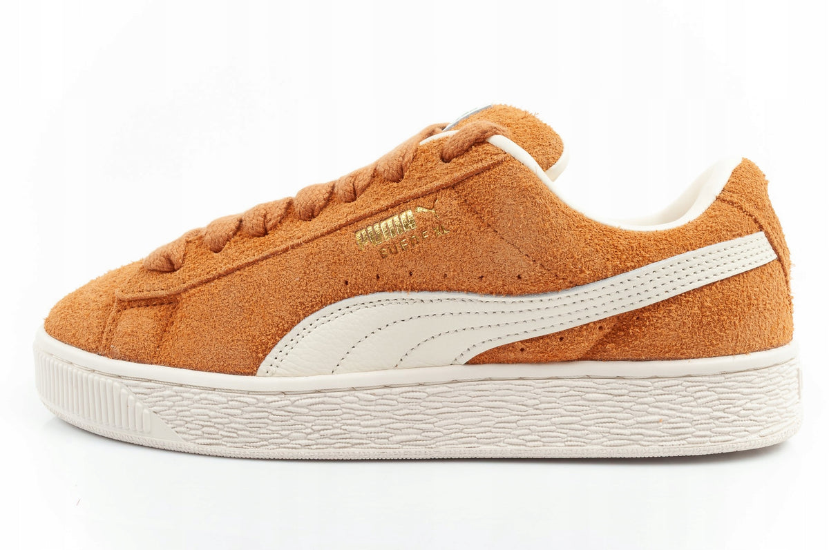 Puma Brązowe Buty Męskie Sportowe Sneakersy Zamszowe Suede XL Hairy r.42,5