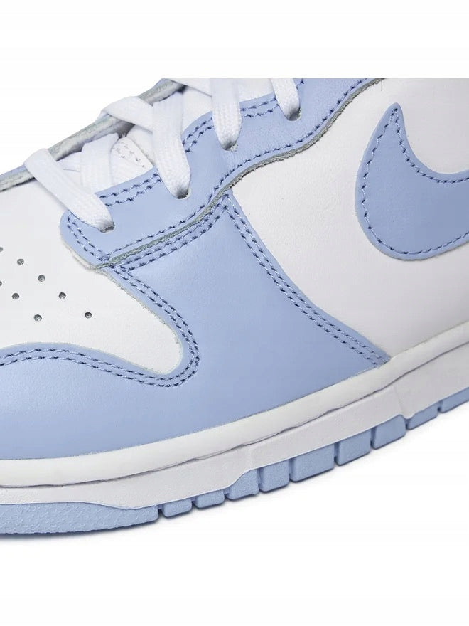 Nike Dunk Niebieskie Buty Męskie Sportowe Sneakersy Skórzane Wysokie r.44