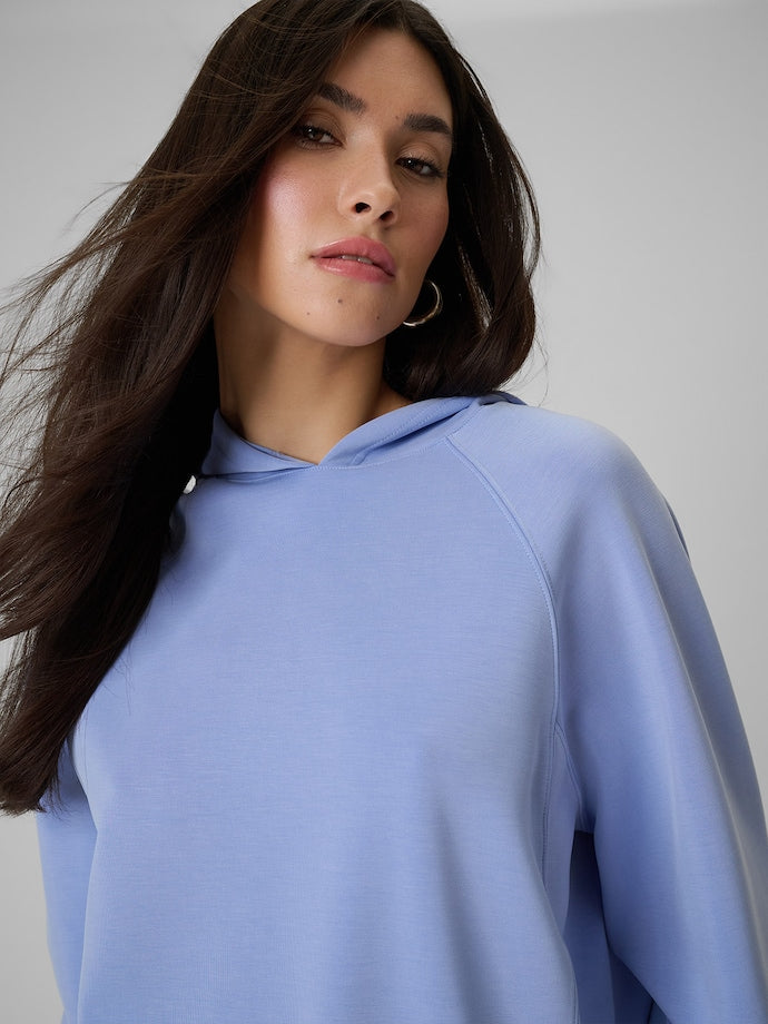 Bluza damska 4F F2183 dresowa z kapturem granatowa regular