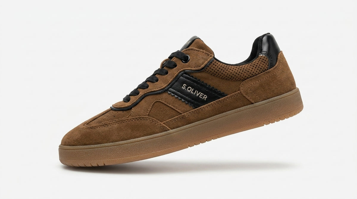 Buty Damskie S.Oliver 5-23616-44 Sneakersy Kolor Koniakowy