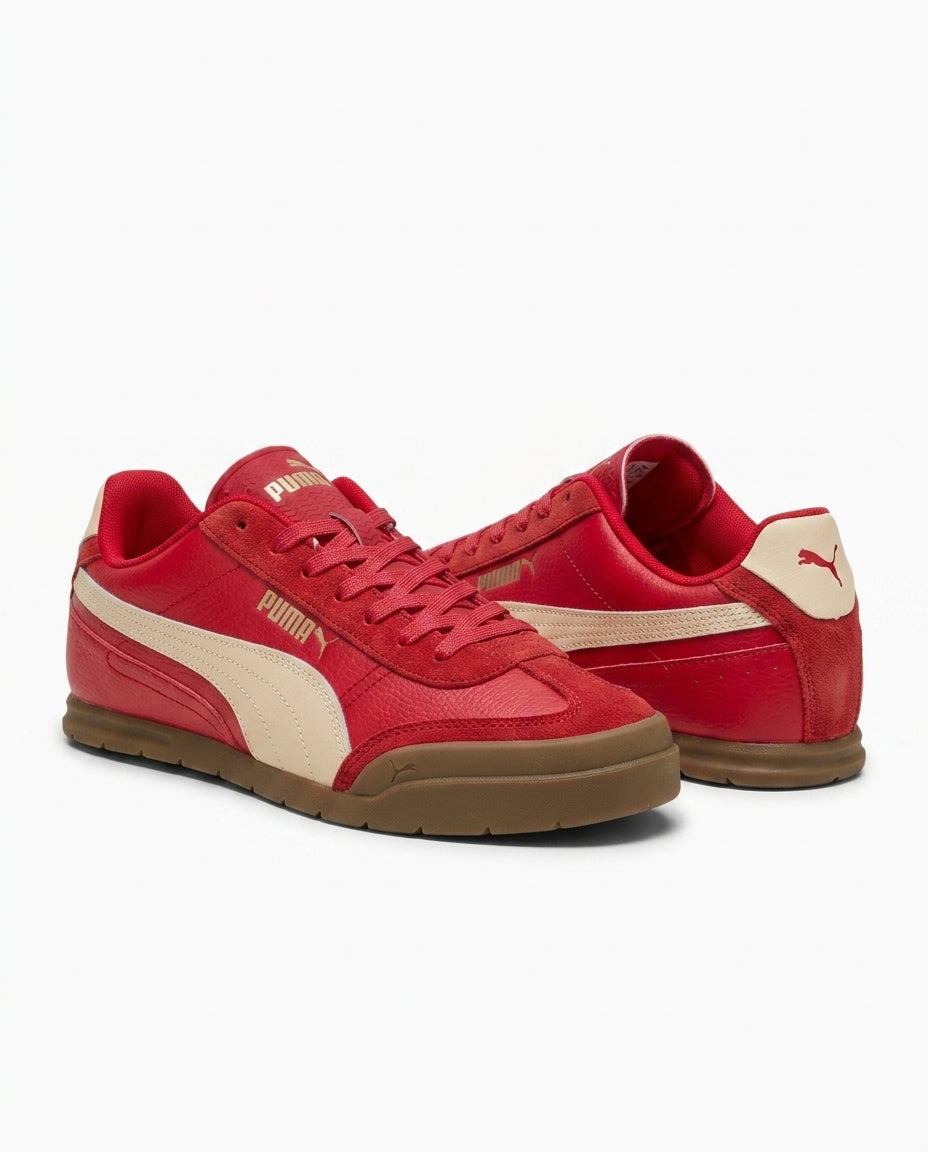 Buty Damskie Puma Super Turino Sportowe Czerwone