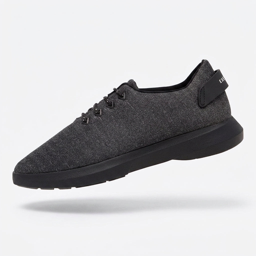 Buty Damskie Muroexe Materia Olimpia Czarne Materiałowe Lekkie