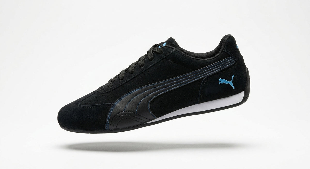 Buty Męskie Puma Catch SD Sportowe Czarne Zamszowe