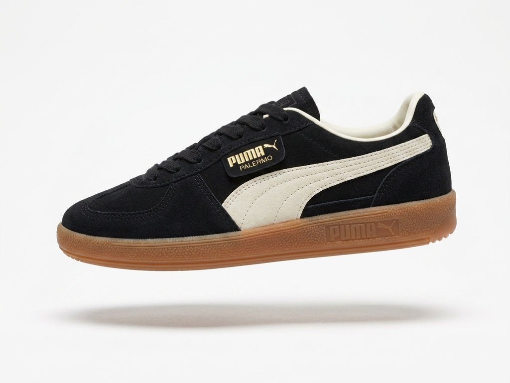 Sneakersy Damskie Puma Palermo Moda Xtra Gum Czarne
