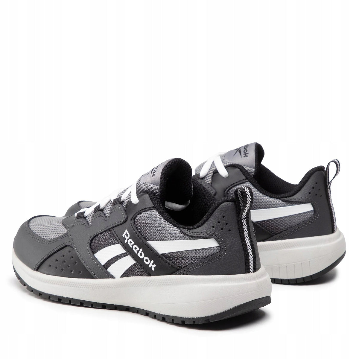 Reebok Szare Buty Damskie Sportowe Sneakersy Materiałowe Road Supreme