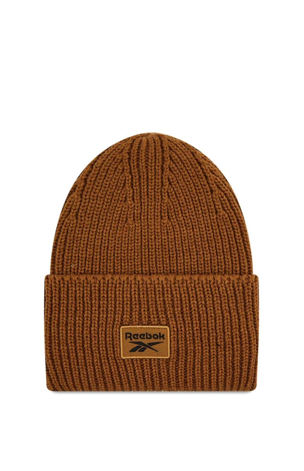 Reebok Czapka Beanie Zimowa Uniseks Brązowa Logowana Ciepła