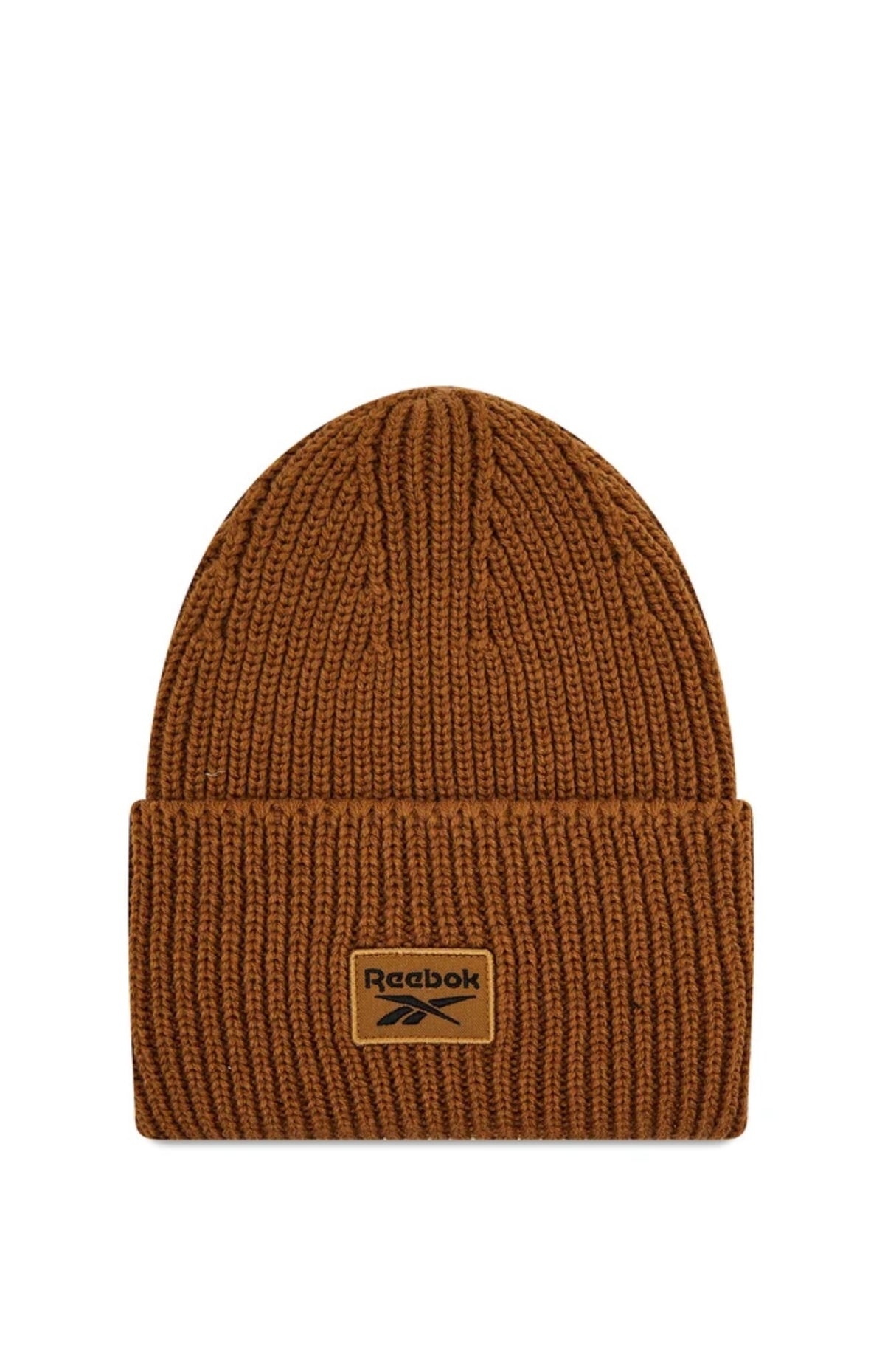 Reebok Czapka Beanie Zimowa Uniseks Brązowa Logowana Ciepła