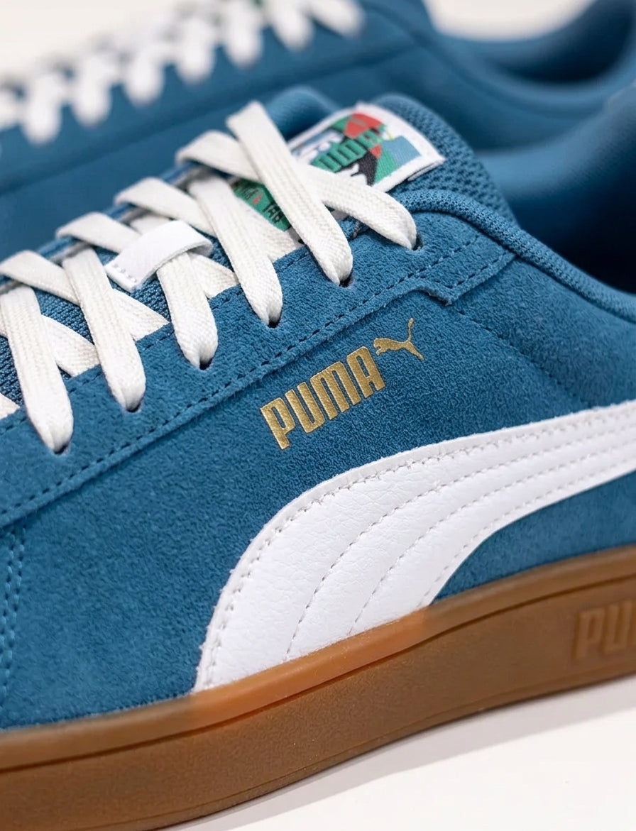 Puma Smash 3.0 Zamszowe Sneakersy Damskie Trampki Niebieskie