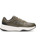 Under Armour Buty Męskie Sportowe Sneakersy Khaki Skórzane Wygodne Edge