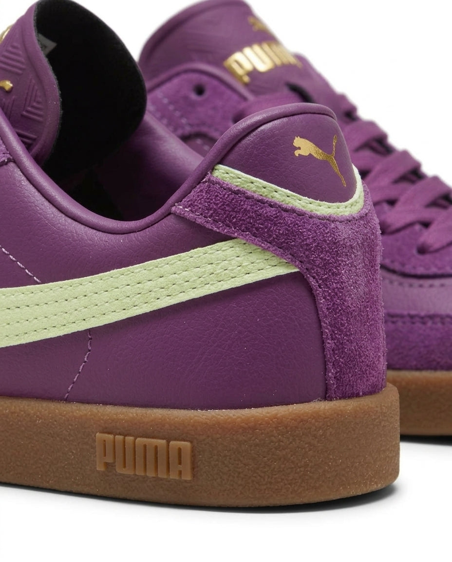 Buty Damskie Puma Club II Era 39744753 Sportowe Fioletowe Skóra
