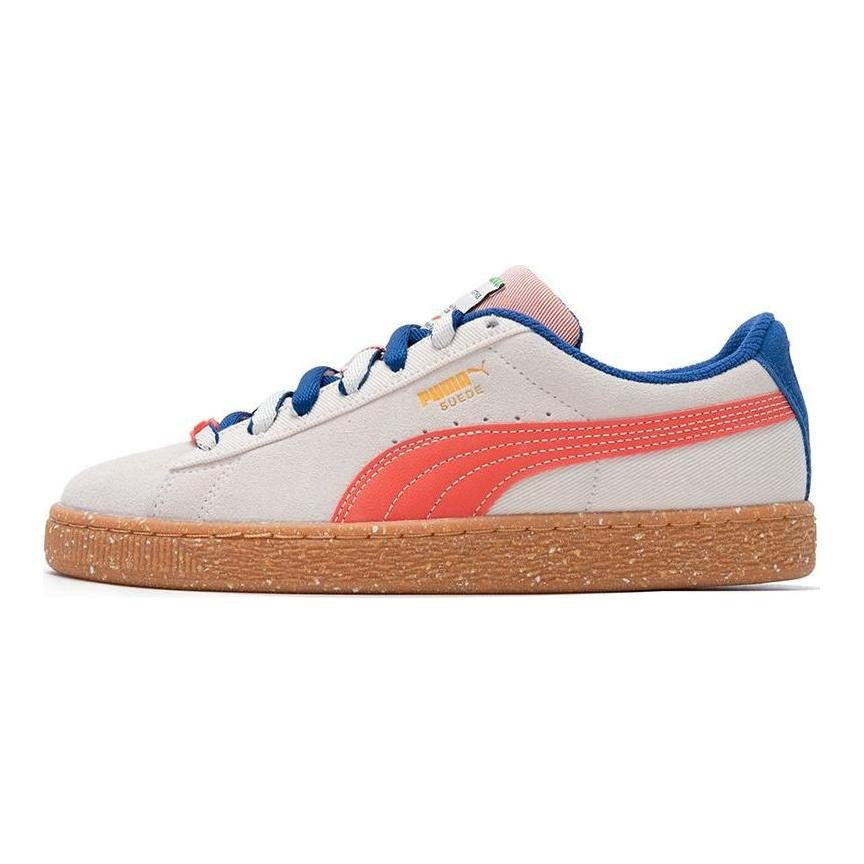 Buty Sportowe Sneakersy Męskie Puma Suede Podium Kremowo-brązowe