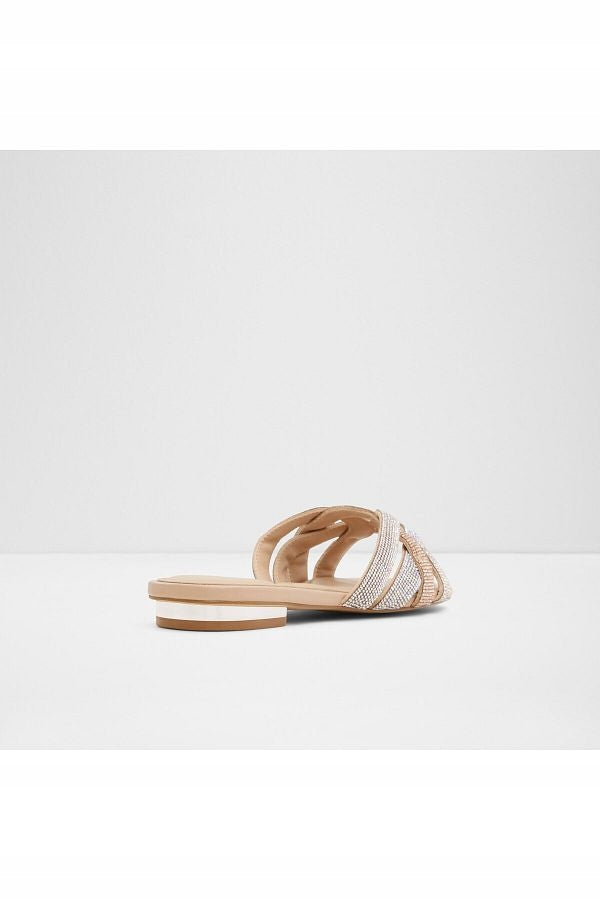 Aldo Klapki Damskie Obszycie z Kamieniami Eleganckie Corally r. 37