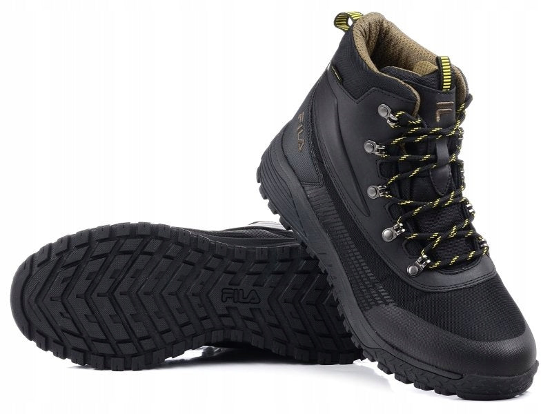 Fila Czarne Buty Męskie Wysokie Sportowe Trapery Trekkingowe Hikebooster 44