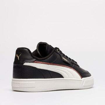 Puma Czarne Skórzane Buty Damskie Sportowe Sneakersy Caven Dime FC