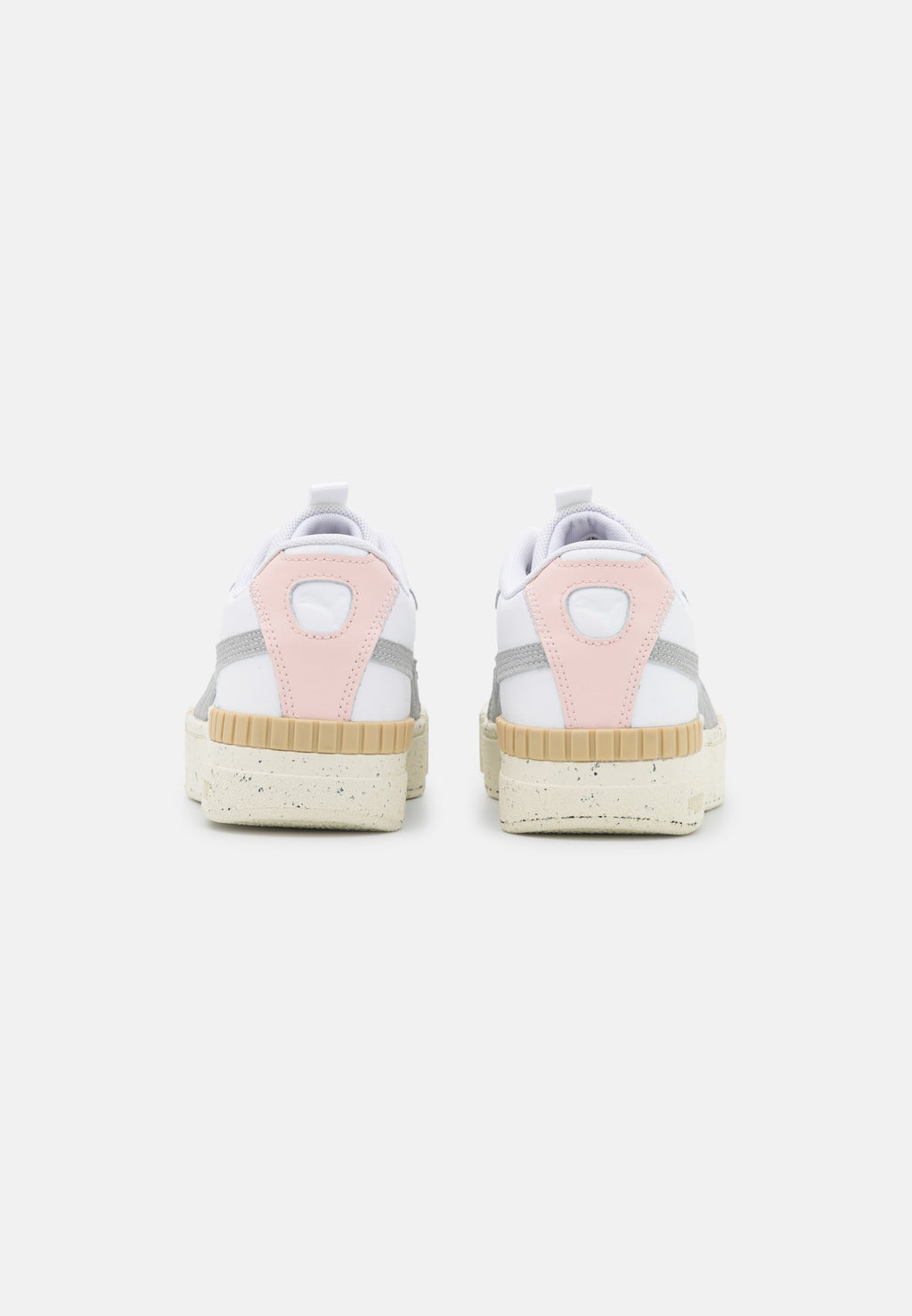 Puma Białe Skórzane Buty Damskie Sportowe Sneakersy na Platformie Cali r.36
