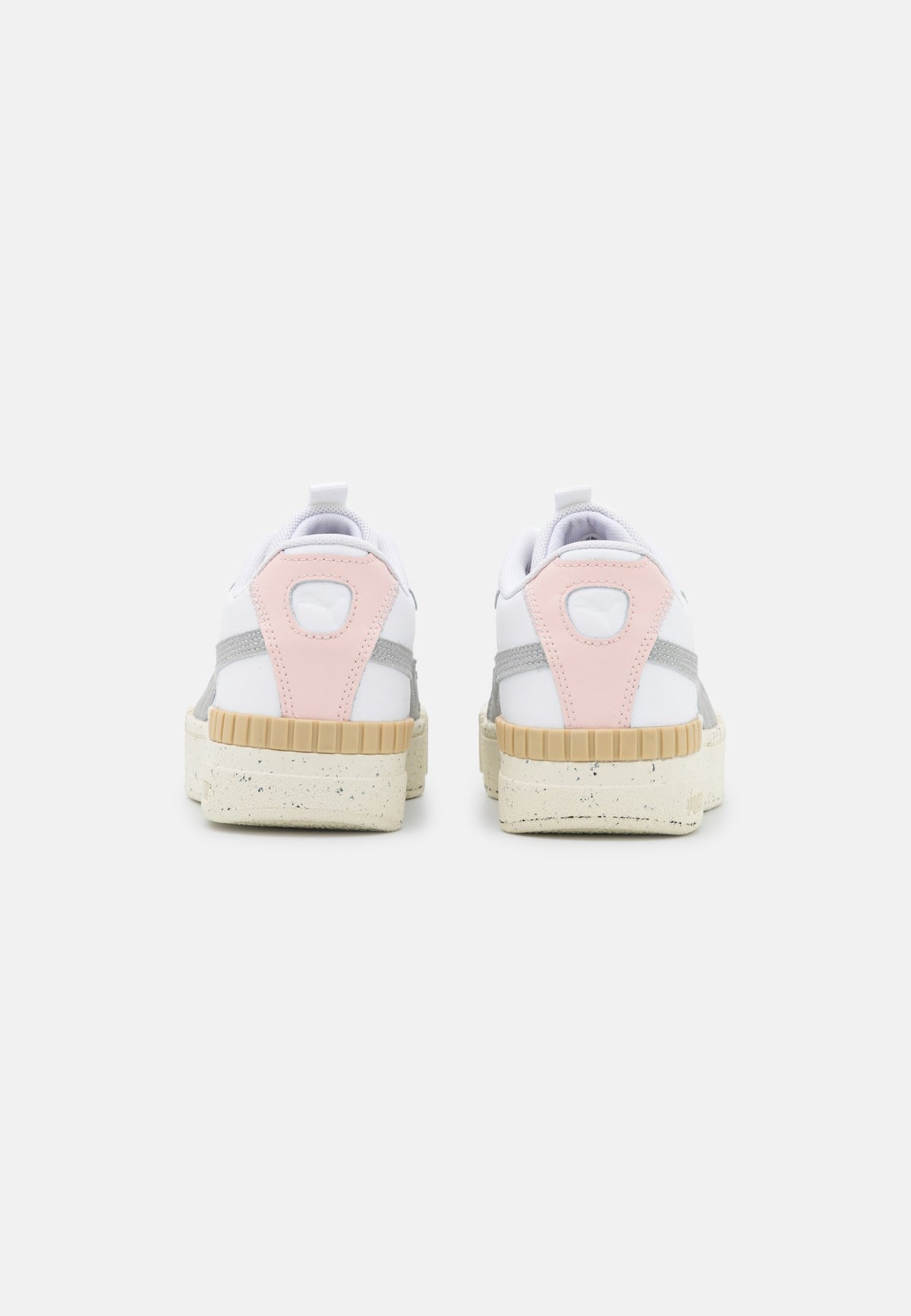 Puma Białe Skórzane Buty Damskie Sportowe Sneakersy na Platformie Cali r.36
