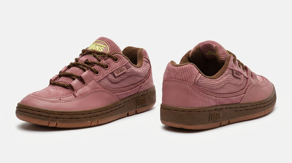 Buty Damskie Vans Speed LS Sportowe Różowe Skóra