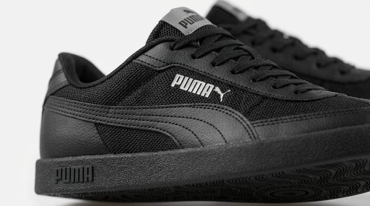 Buty Męskie Puma Club II Era 40268401 Sportowe Czarne Trampki