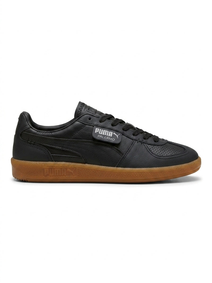 Buty Męskie Puma Palermo Lth S&P Czarne Skórzane Trampki