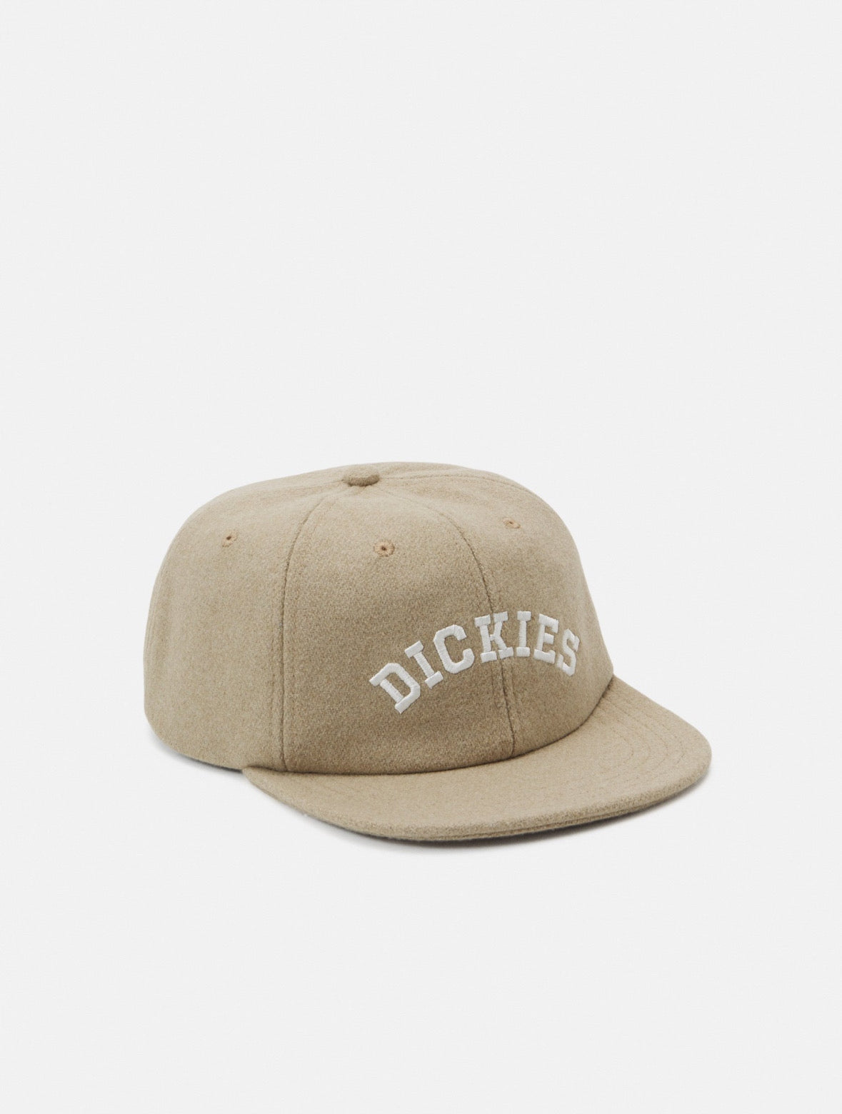 Dickies Beżowa Czapka z Daszkiem Logo Haft Regulowana Unisex