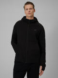 Bluza Męska 4F TSWSM2130 Sportowa Czarna Kaptur Rozpinana