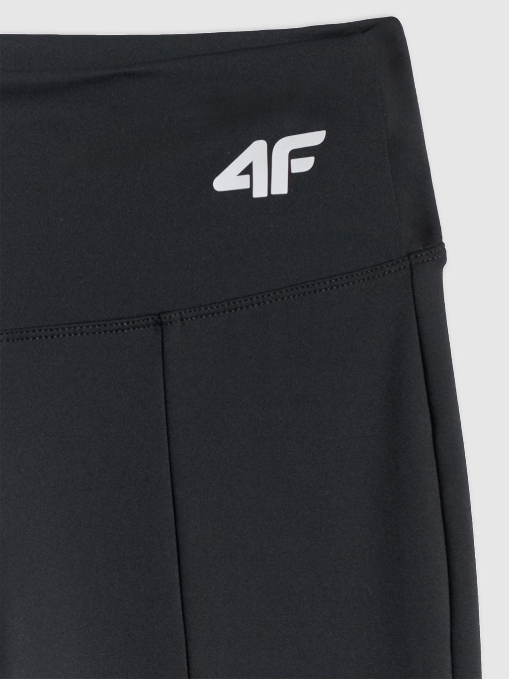 Legginsy Damskie 4F FNK F405 Sportowe Czarne Szybkoschnące z Rozcięciem