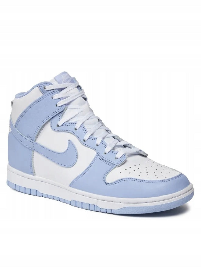 Nike Dunk Niebieskie Buty Męskie Sportowe Sneakersy Skórzane Wysokie r.44