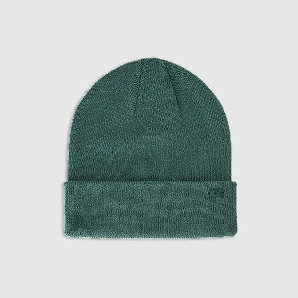 4F Zielona Czapka Męska Zimowa Beanie Ciała One Size Naszywka Logo