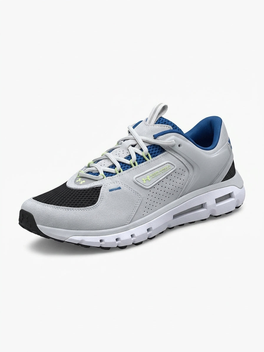 Sneakersy Męskie Under Armour 3028424 Sportowe Szare Zamsz