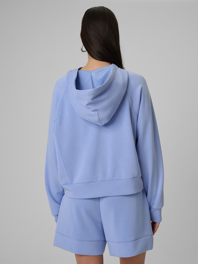 Bluza damska 4F F2183 dresowa z kapturem granatowa regular