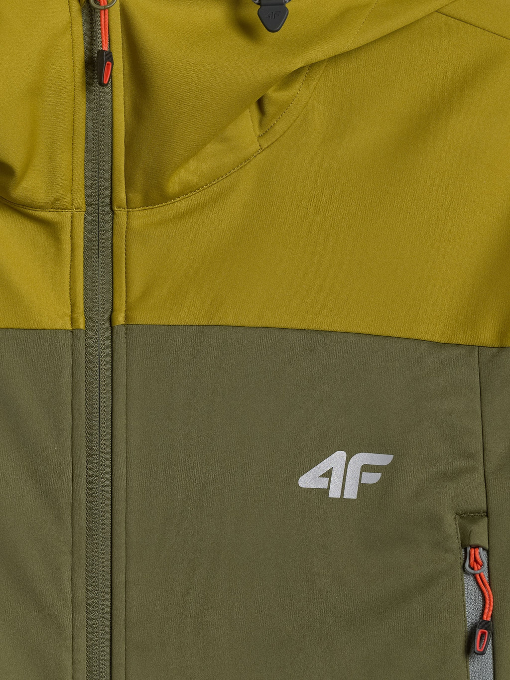 Kurtka Męska 4F M540 Trekkingowa Softshell Khaki Wiatroodporna