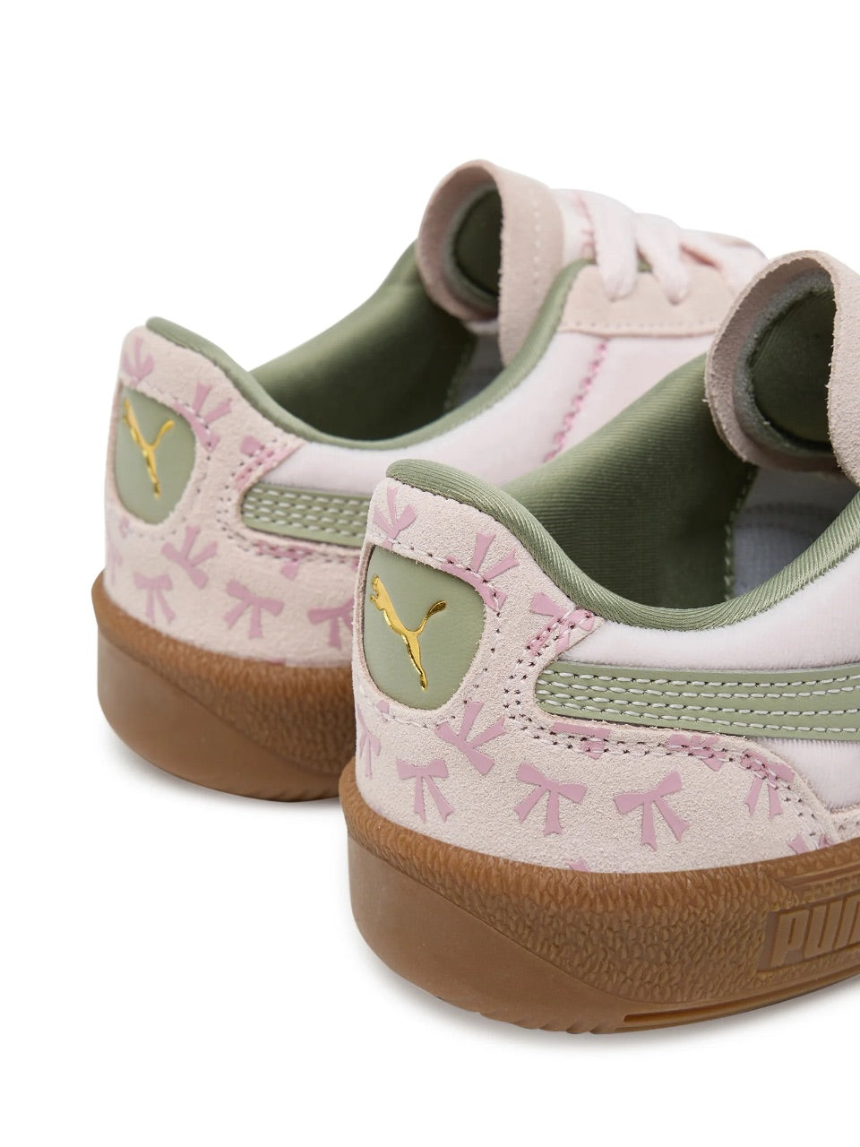 Buty Damskie Puma Palermo Bowtique Pudrowy Róż Kokardki