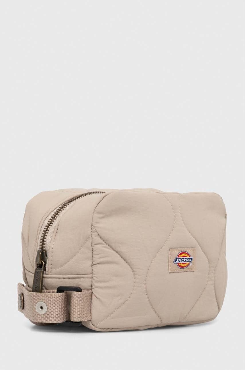 Dickies Beżowa Kosmetyczka Saszetka Unisex Onesize na Zamek Pojemna
