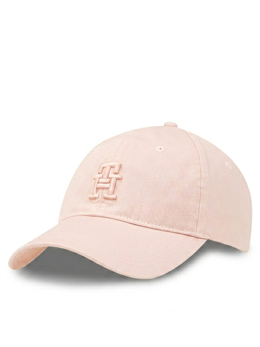 czapka z daszkiem damska Tommy Hilfiger AW0AW16170 różowa