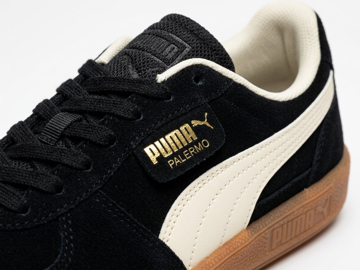Sneakersy Damskie Puma Palermo Moda Xtra Gum Czarne