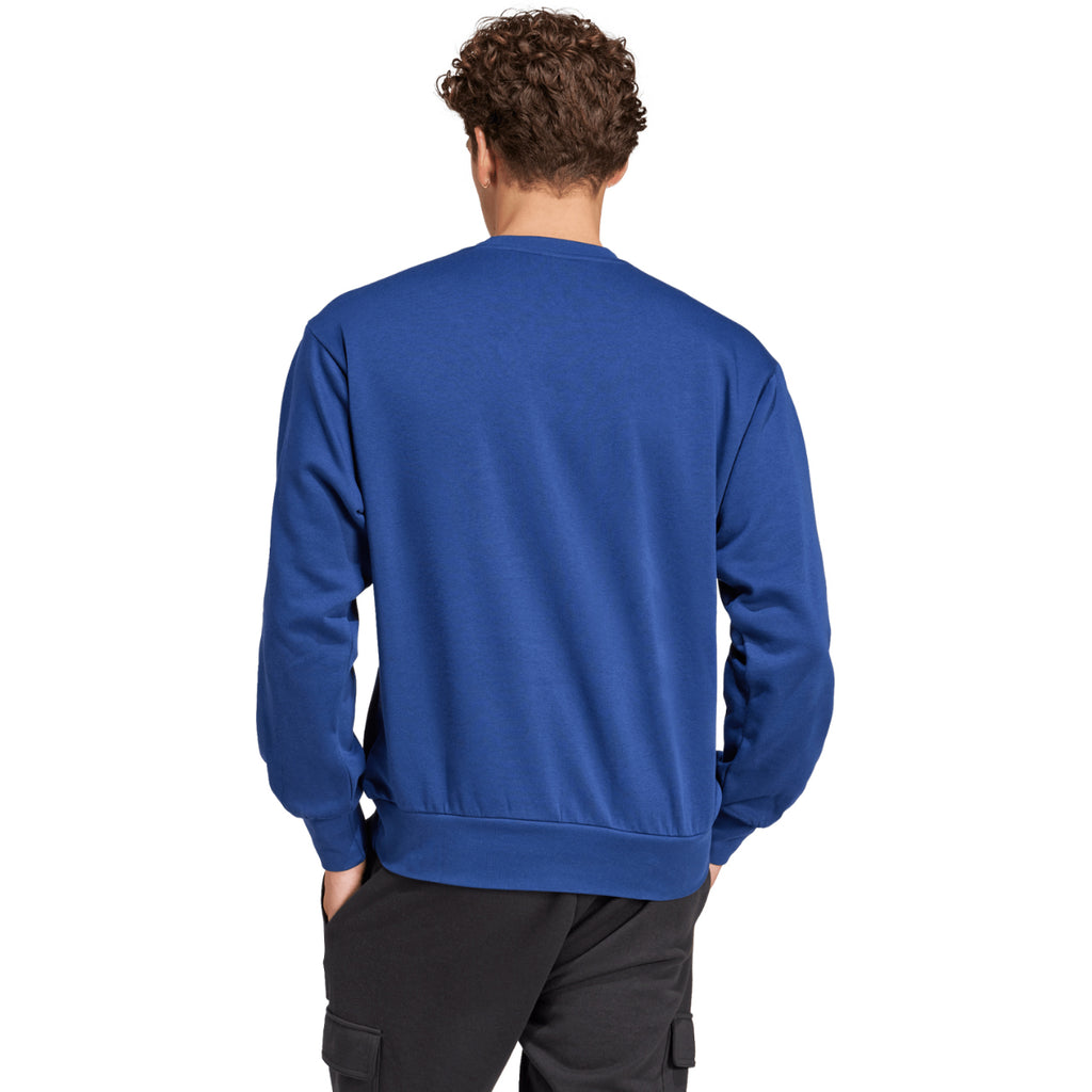 Bluza Męska Adidas Essentials JE3792 Sportowa Niebieska Bawełna