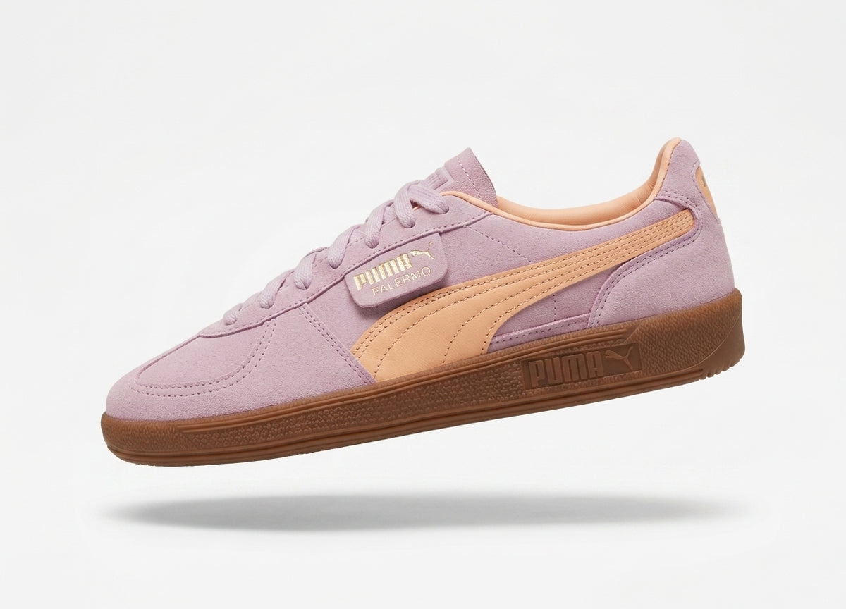 Buty Lifestylowe Sneakersy Damskie Puma Palermo Fioletowo-różowe