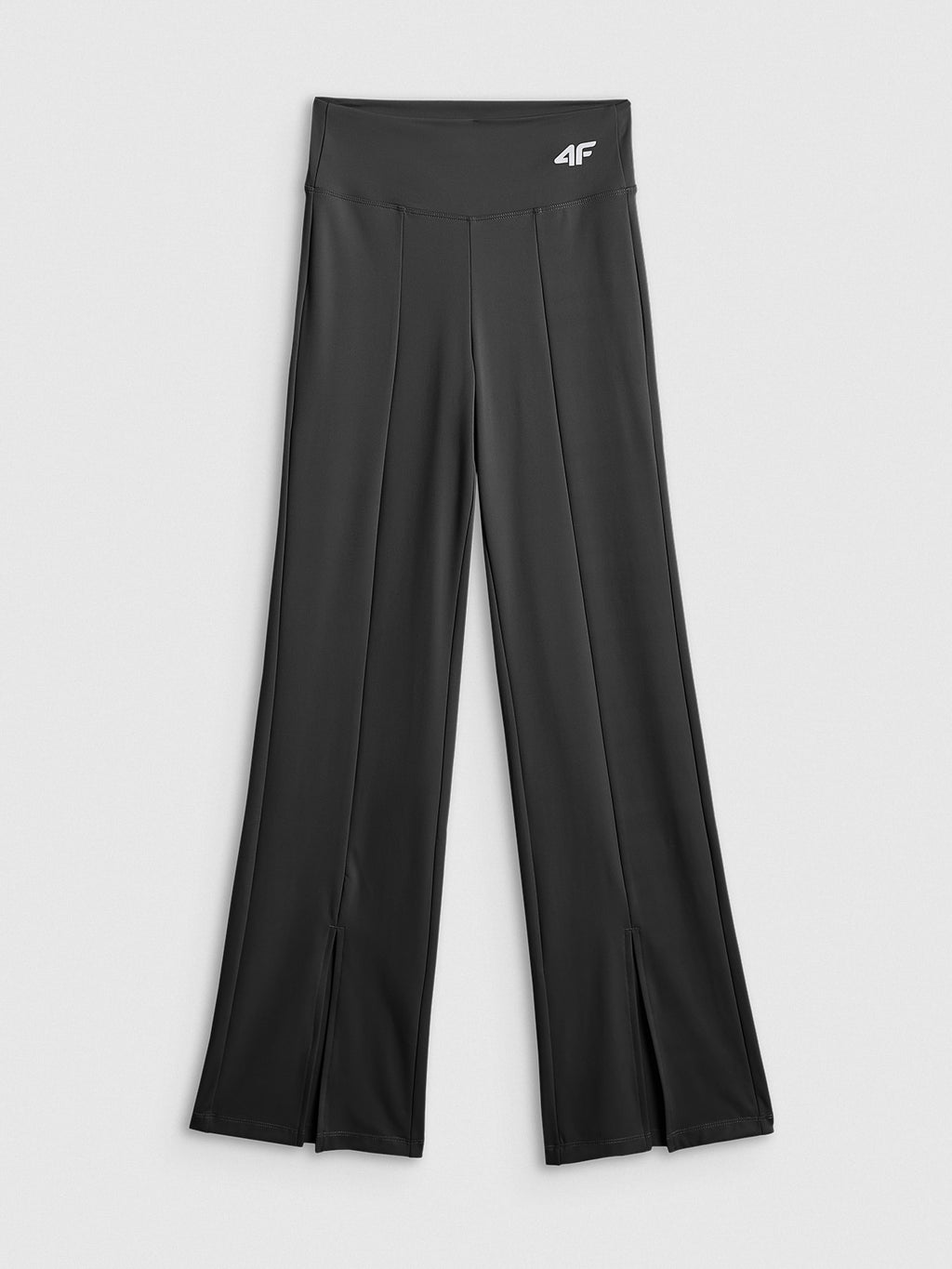 Legginsy Damskie 4F FNK F405 Sportowe Czarne Szybkoschnące z Rozcięciem