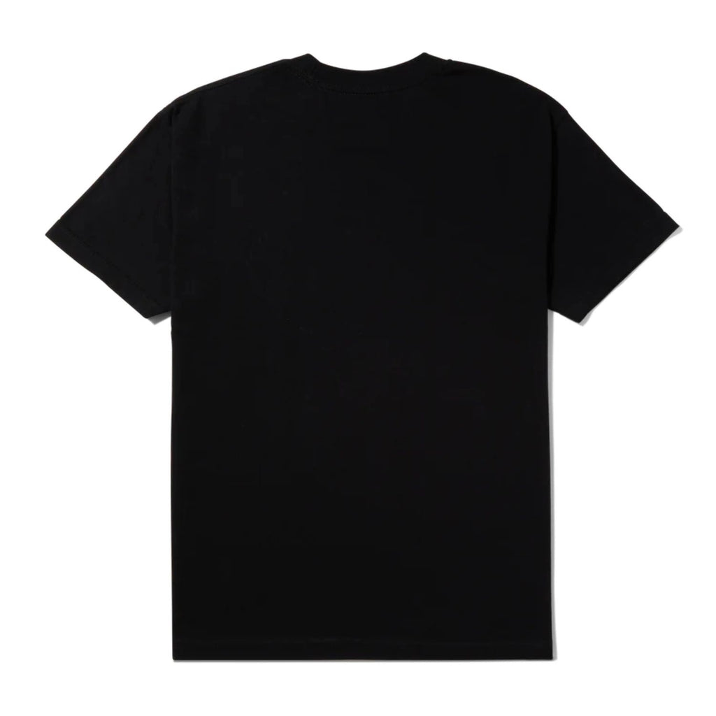 HUF Czarna Bluzka Damska T-shirt na Krótki Rękaw z Nadrukiem Bawełniana XL
