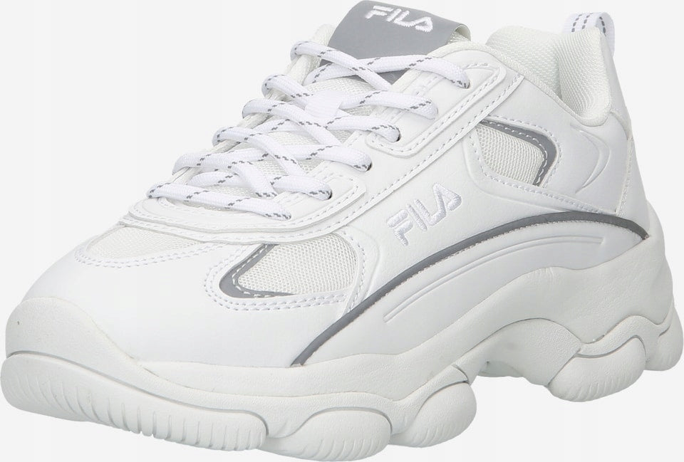 Fila Białe Buty Damskie Sportowe Sneakersy Gruba Podeszwa Strada Lucid r 41