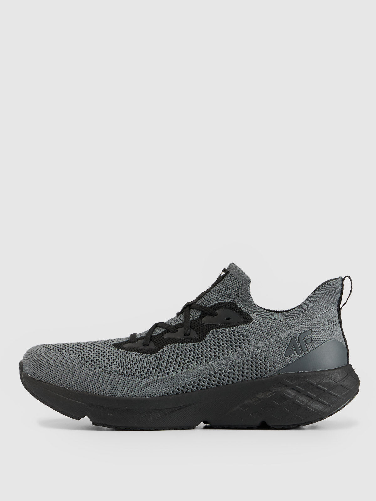 Buty meskie 4F M014 sneakersy sportowe czarne wsuwane