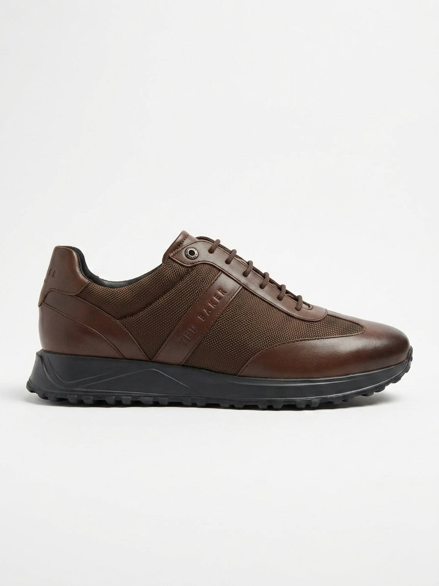 Buty Męskie Ted Baker Skórzane Klasyczne 42 Brąz Półbuty